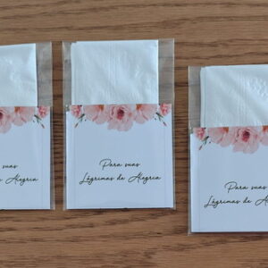 50 Lágrimas de Alegria Flores Rosa | Pronta Entrega