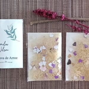 Chuva de Arroz Personalizada | Chuva de Amor