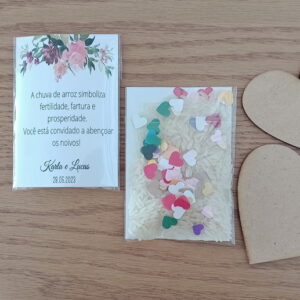 Chuva de Arroz Personalizada | Chuva de Amor