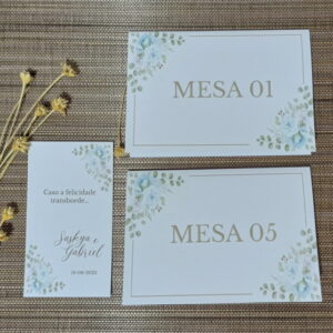 Lágrimas de Alegria + Marcador de Mesa | Kit Casamento