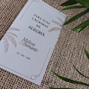 Lágrimas de Alegria Personalizada | Tema Praia
