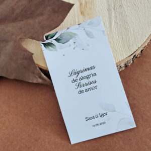 Lágrimas de Alegria Personalizada | Folhas Verdes
