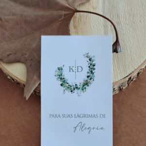 Lágrimas de Alegria Personalizada | Monograma