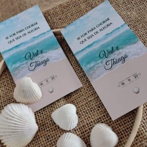 Lágrimas de Alegria Personalizada | Tema Praia