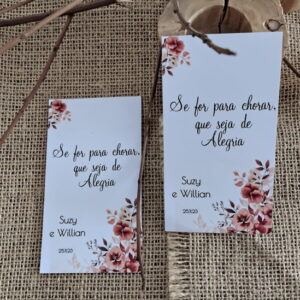 Lágrimas de Alegria Personalizada | Terracota
