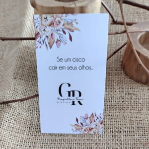 Lágrimas de Alegria Personalizada | Terracota
