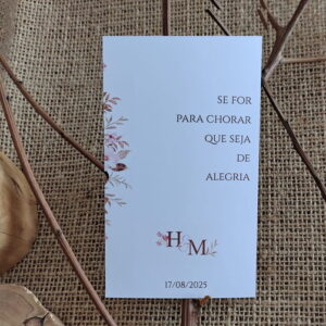 Lágrimas de Alegria Personalizada | Terracota
