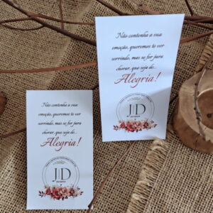 Lágrimas de Alegria Personalizada | Terracota