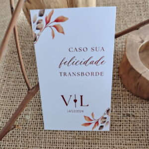 Lágrimas de Alegria Personalizada | Terracota