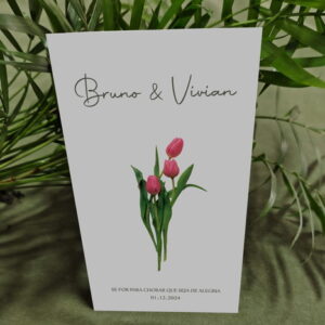 Lágrimas de Alegria Personalizada | Tulipa Rosa