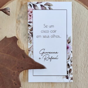 Lágrimas de Alegria Personalizada | Verde e Rosa