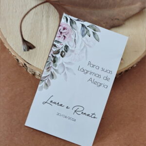 Lágrimas de Alegria Personalizada | Verde e Rosa