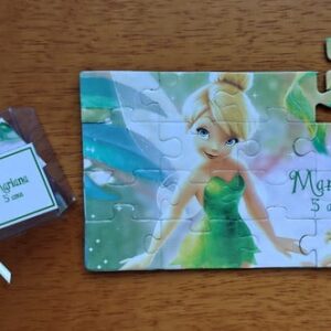 Lembrancinha Quebra Cabeça Fada Sininho | Tinker Bell