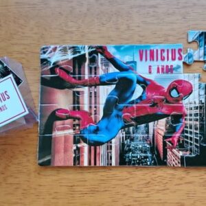 Lembrancinha Quebra Cabeça Homem Aranha