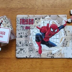 Lembrancinha Quebra Cabeça Homem Aranha