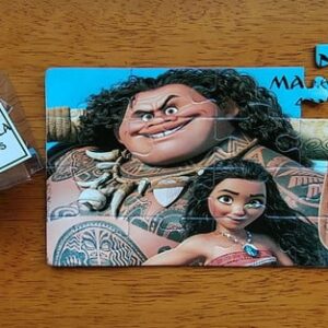 Lembrancinha Quebra Cabeça Moana