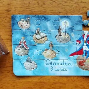 Lembrancinha Quebra Cabeça Pequeno Príncipe