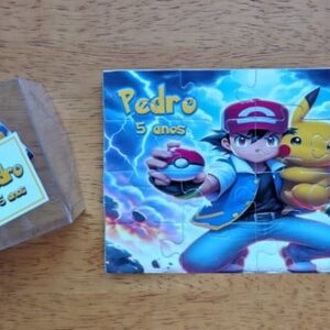 Lembrancinha Quebra Cabeça Pokemon
