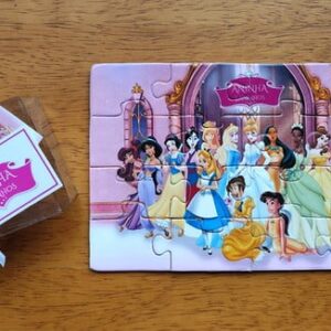 Lembrancinha Quebra Cabeça Princesas Disney