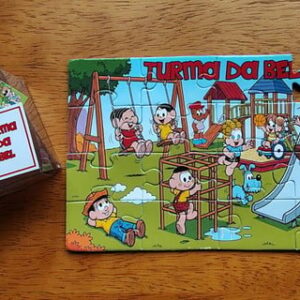 Lembrancinha Quebra Cabeça Turma da Mônica