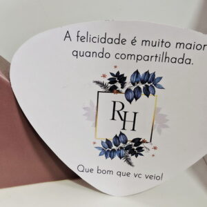 Leque Ventarola Personalizado | Azul