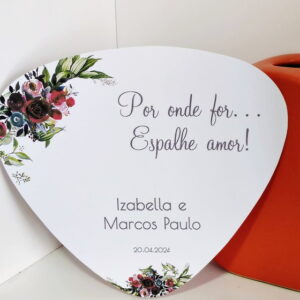 Leque Ventarola Personalizado | Marsala