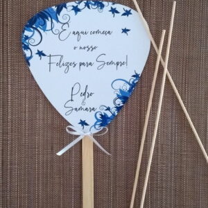 Leque Personalizado | Azul