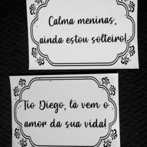 PLAQUINHA DAMINHA PAJEM