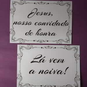 PLAQUINHA DAMINHA PAJEM