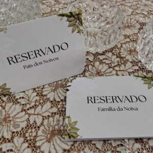 Reservado Casamento | Folhas Verdes