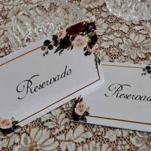 Reservado Casamento | Floral Marsala