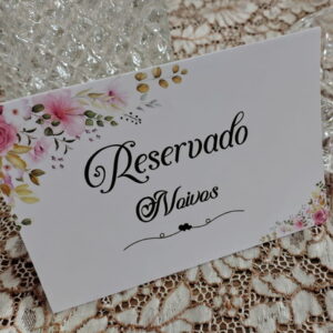 Reservado Casamento | Flores Rosa