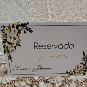 Reservado Casamento | Flores Brancas