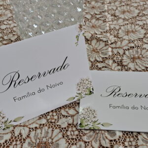 Reservado Casamento | Flores Brancas