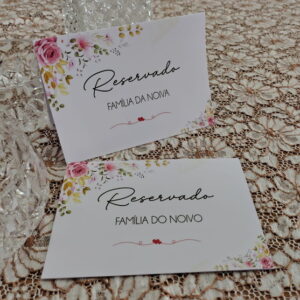 Reservado Casamento | Flores Rosa