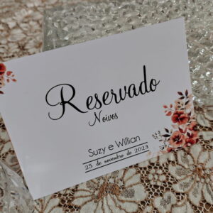 Reservado Casamento | Flores Terracota