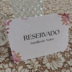 Reservado Casamento | Folhas Terracota
