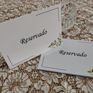 Reservado Casamento | Folhas Verdes