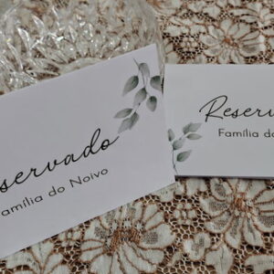 Reservado Casamento | Folhas Verdes