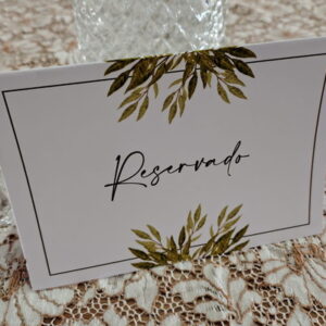 Reservado Casamento | Folhas Verdes