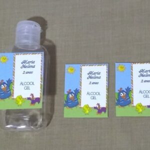 Rótulo Galinha Pintadinha |adesivo para Garrafinha de Álcool